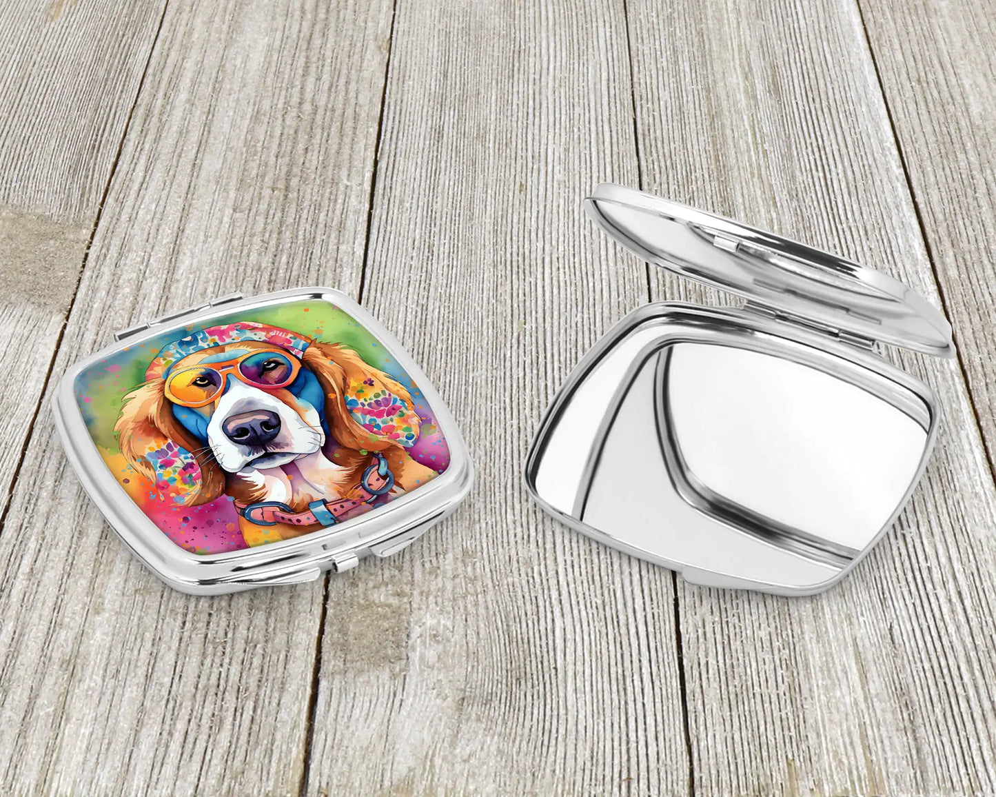 Hippie Dawg Compact Mirror