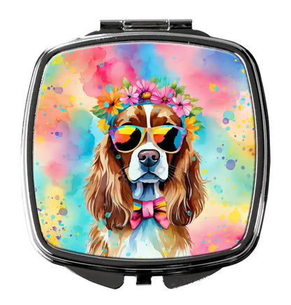 Cavalier Spaniel Hippie Dawg Compact Mirror