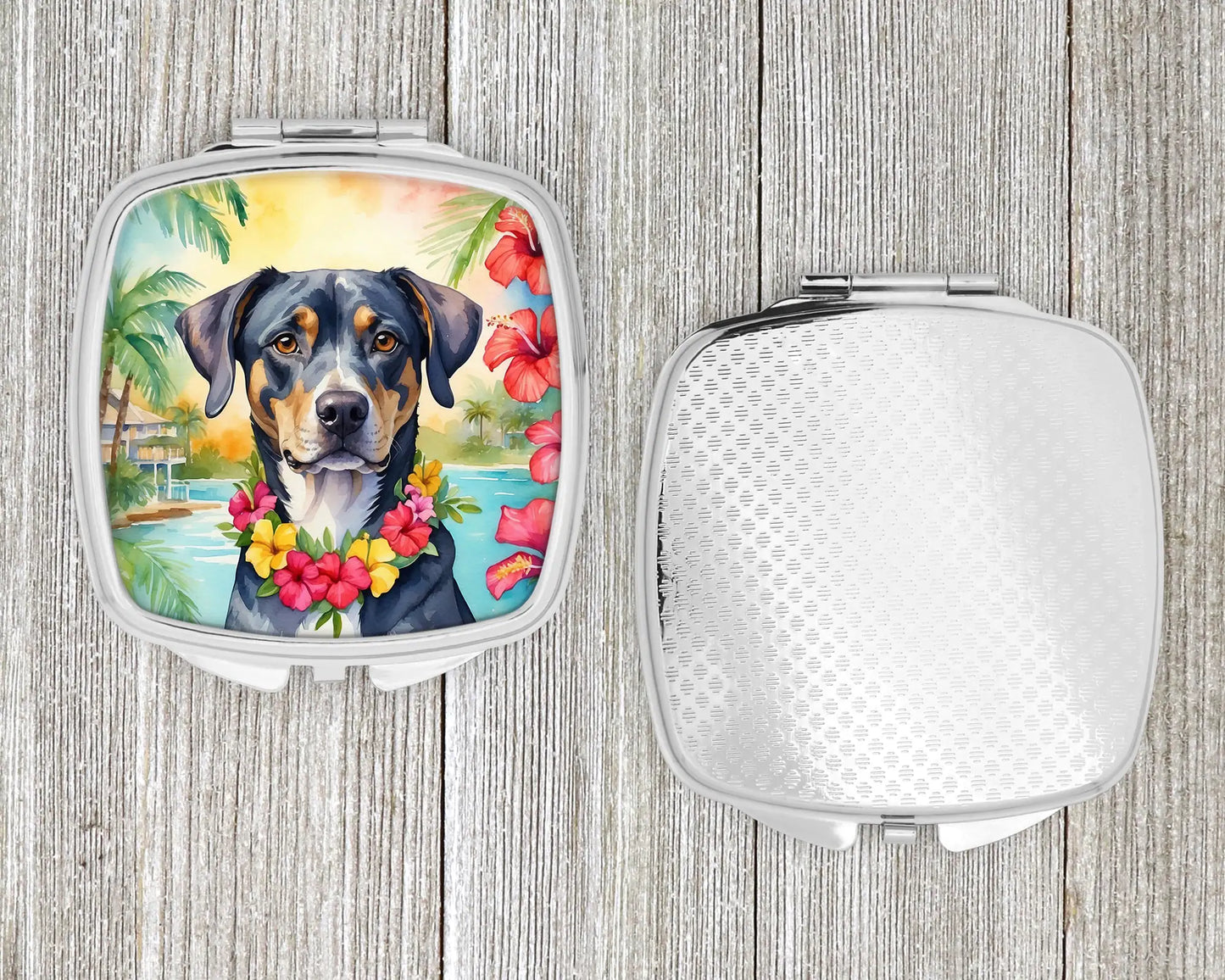 Catahoula Luau Compact Mirror