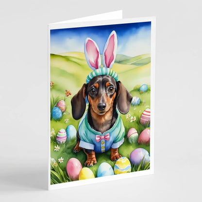 Dachshund Easter Egg Hunt Greeting Cards Pack of 8