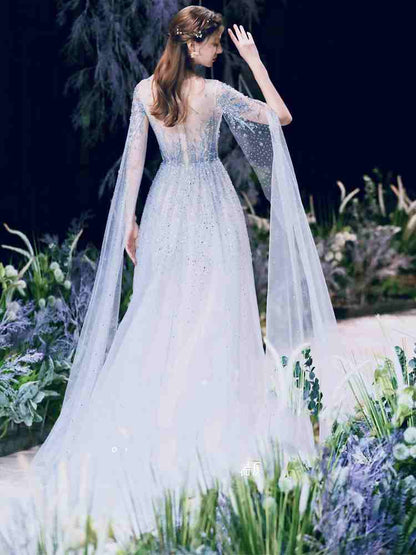 High-end Engagement Evening Dress Light Luxury Wedding Banquet