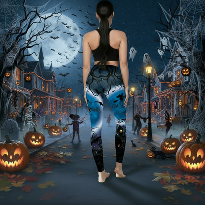 Women's Halloween Bat Elastic Leggings