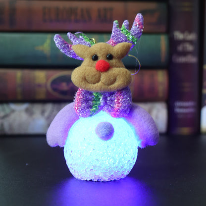 Luminous Ornaments Snowman Christmas Tree Pendant