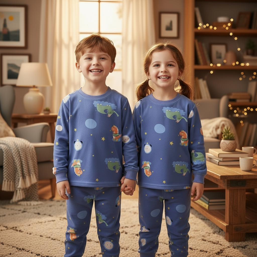 Children Plus Velvet Warm Clothing Winter Boys And Girls