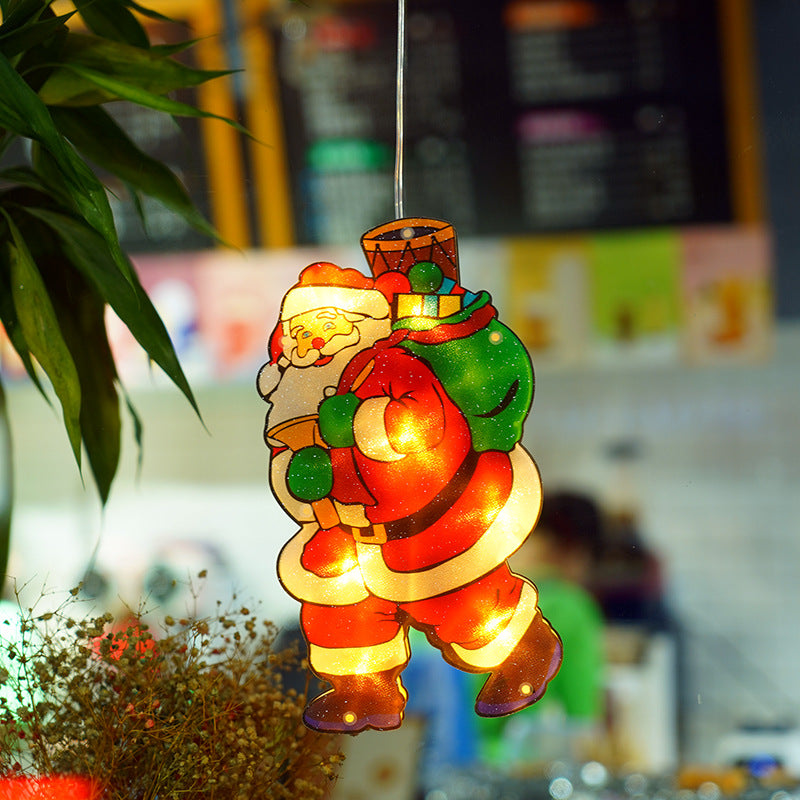 Christmas Decoration Lights Santa Snowman Elk