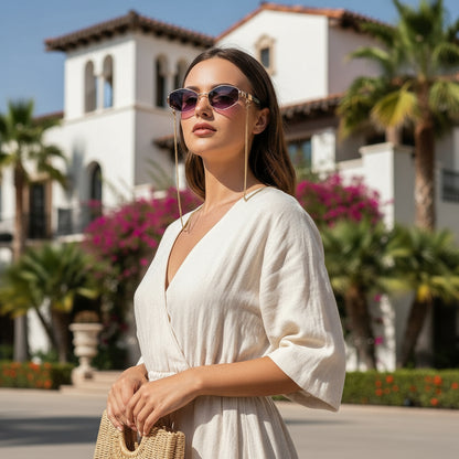 Women's Fashion Personality Chain  Sunglasses