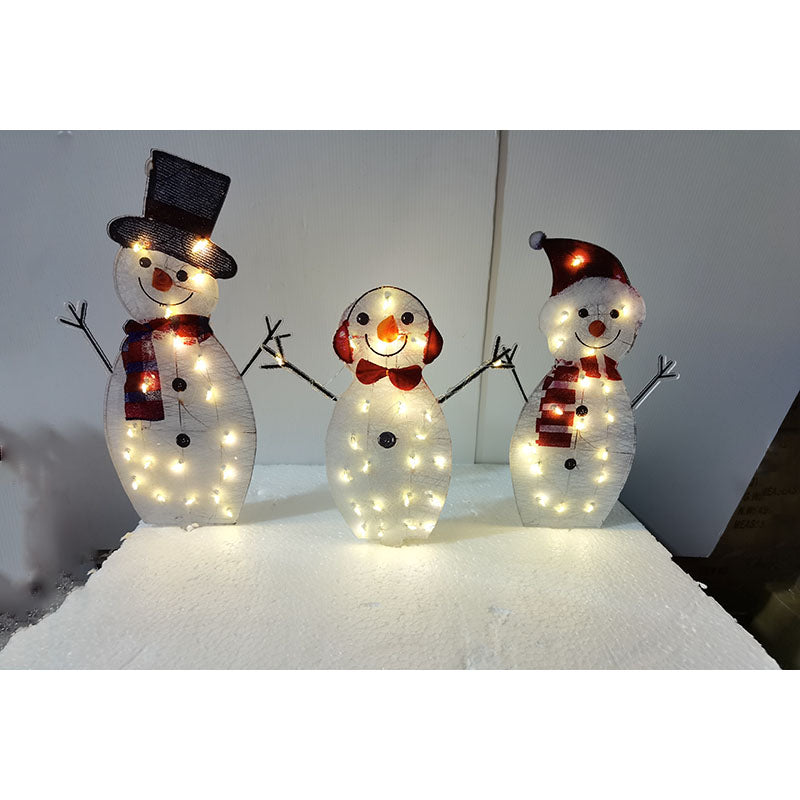 Christmas Scene Decoration With LED Lights