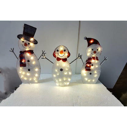 Christmas Scene Decoration With LED Lights