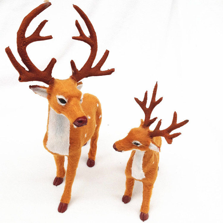 Christmas deer simulation layout props decorations