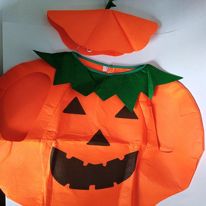 Halloween Costume Into Performance Pumpkin Lamp Wear