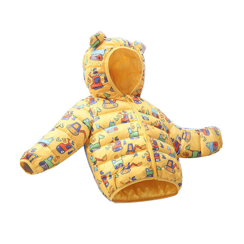 Children's Down And Wadded Jacket Lightweight Boys And Girls,