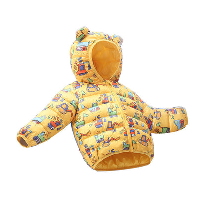 Children's Down And Wadded Jacket Lightweight Boys And Girls,