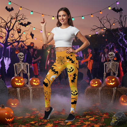 Women's Fashion Halloween High Waist Elastic Yoga Sports Leggings