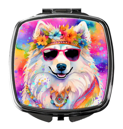 Samoyed Hippie Dawg Compact Mirror