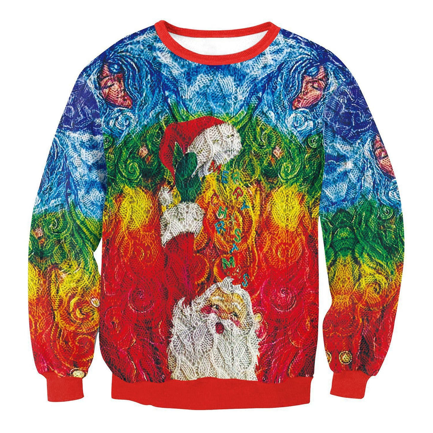 Autumn Winter Fashion Ugly Christmas Sweater Funny Pullover Womens. Mens