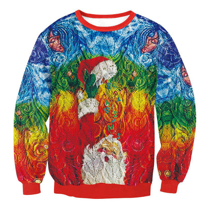 Autumn Winter Fashion Ugly Christmas Sweater Funny Pullover Womens. Mens
