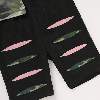 Toddler Girl 'Daddy's Girl' Father's Day Outfit Cute Letter Print Top & Coordinating Pants Set