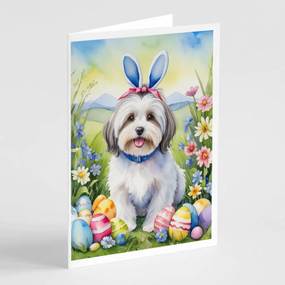 Havanese Easter Egg Hunt Greeting Cards Pack of 8