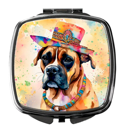 Boxer Hippie Dawg Compact Mirror