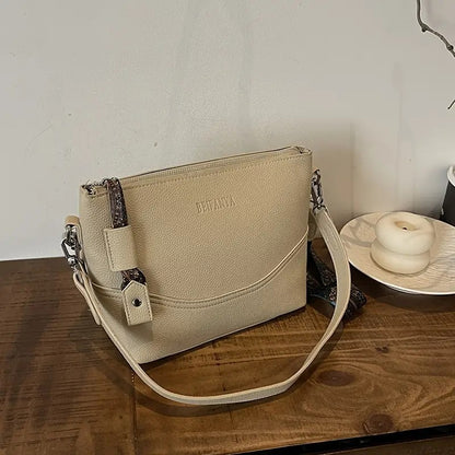 Women's Elegant Ethnic Embroidery Shoulder Strap Bag - Large Capacity Crossbody With Zipper Closure, 3D Ergonomic Design, Suitable For Commuting, Travel, Daily Use, Multi-color Optional, Durable P