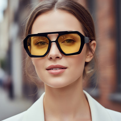 Ins Big Frame Leopard Sunglasses Summer Sunshade Beach Vacation Glasses