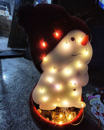 Christmas Scene Decoration With LED Lights