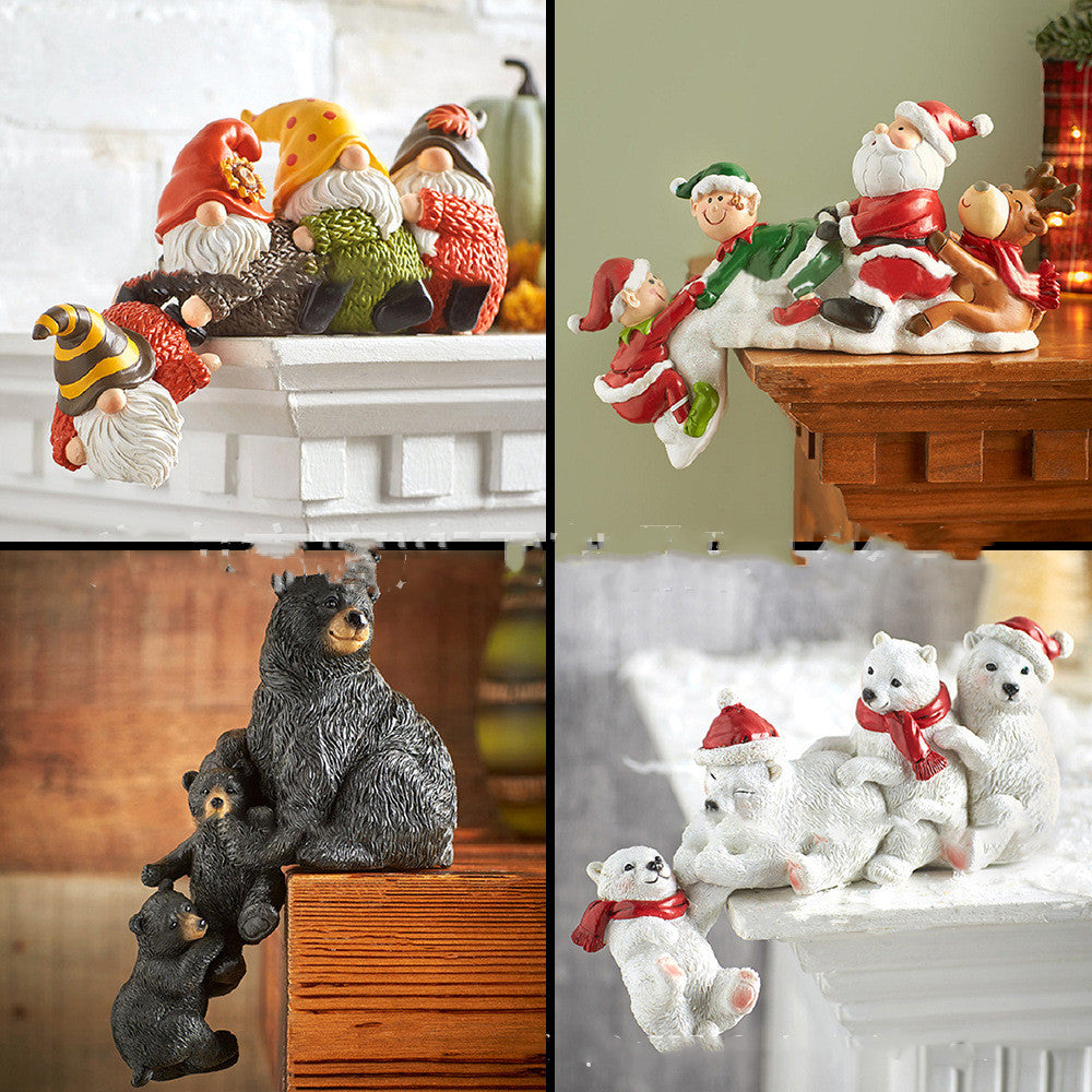 Christmas Resin Ornaments And Indoor Crafts Decoration