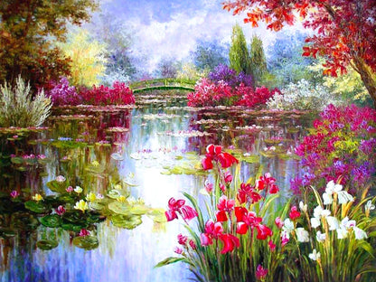 DIY Round Diamond Flower