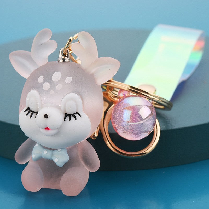 Scrub Sika Glow n Dark Deer Keychains
