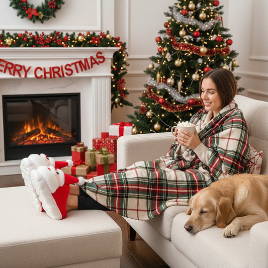 Santa Claus Thick-soled Non-slip Slippers