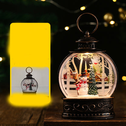 Christmas Decoration Water Injection Small Wind Lantern Ornaments