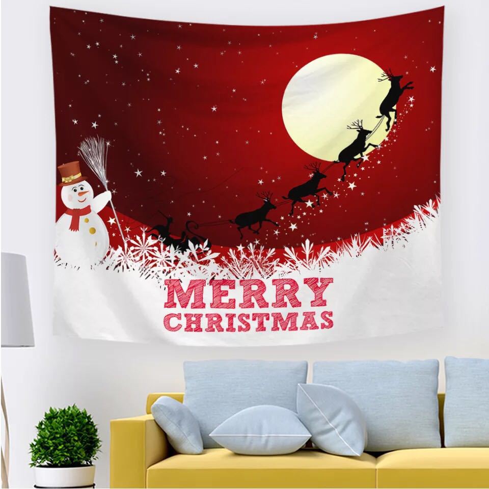 Tapestry Christmas Festive Festive Decoration Cloth