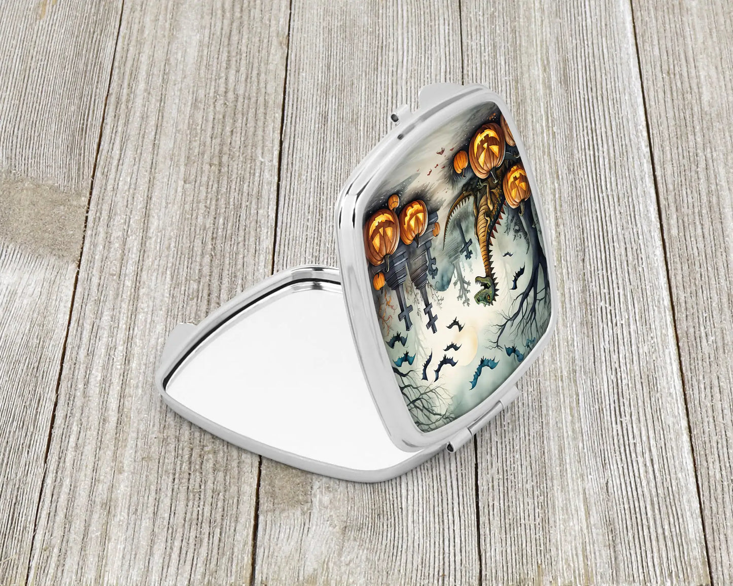 Dinosaurs Spooky Halloween Compact Mirror