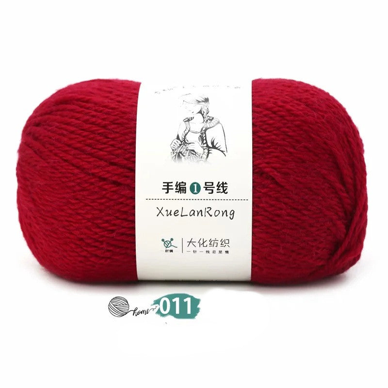 Hand-knitted Scarf Yarn Yarn Ball 4 Strands Of Coarse Wool Diy Yarn