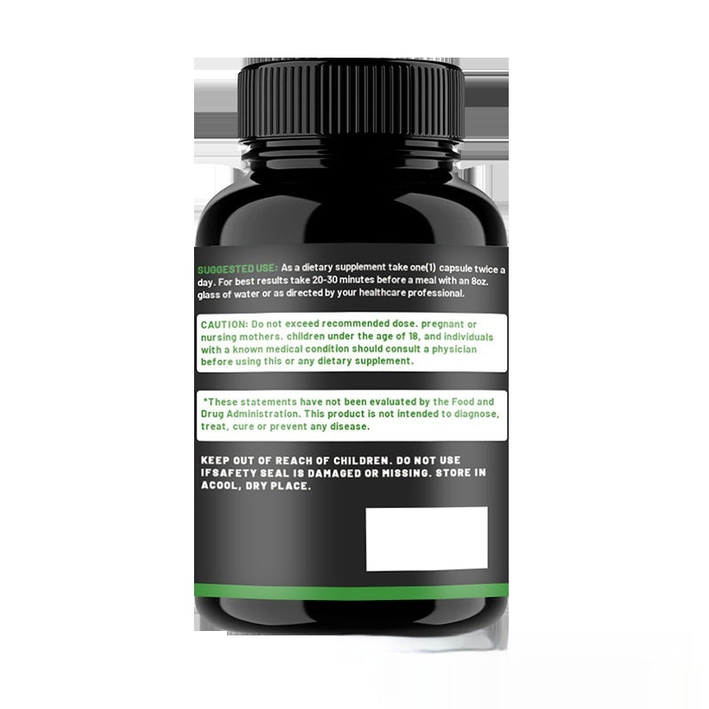 Black Dayneel fat burner supplement bottle back label with cautions and directions
