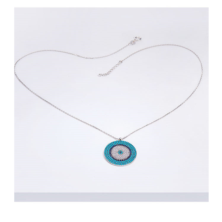 Turquoise Women's Sterling Silver Sweater Chain