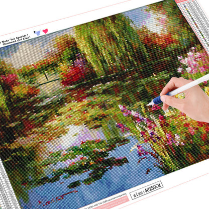 DIY Round Diamond Flower