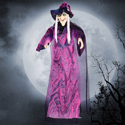Halloween Voice-activated Horror Electric Witch Toy Ghost Festival Bar Outdoor Decorations
