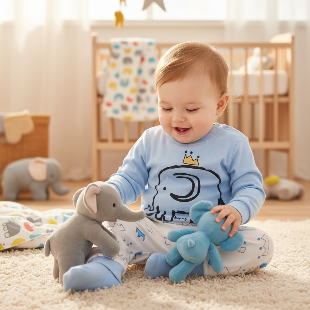 Autumn And Winter Pajamas, Baby Long Sleeves