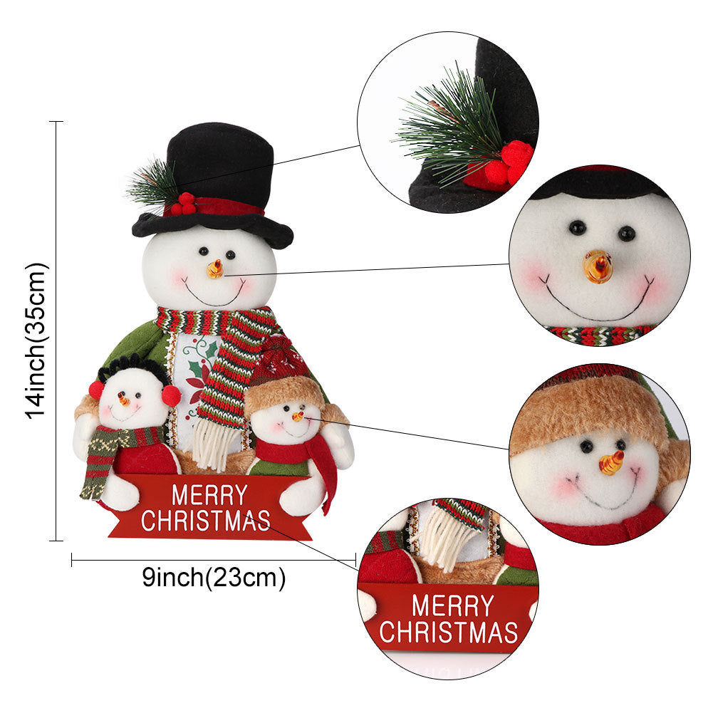 Home Decoration Christmas Santa Claus, Snowman Ornaments
