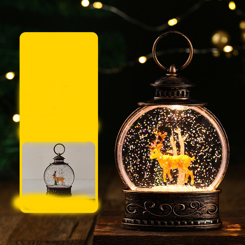Christmas Decoration Water Injection Small Wind Lantern Ornaments