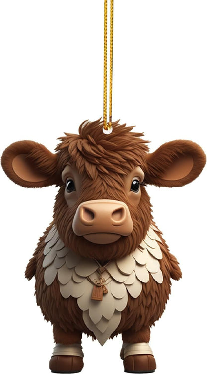 Christmas Tree Pendant Car Rearview Mirror Decoration