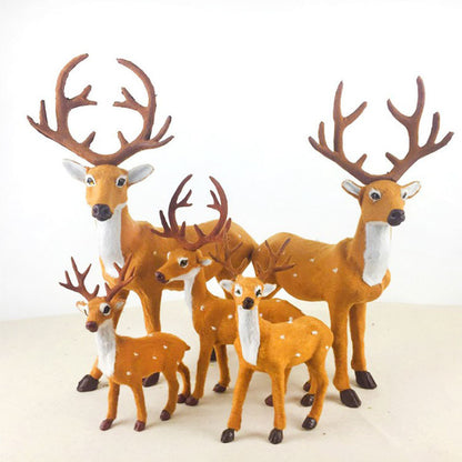 Christmas deer simulation layout props decorations