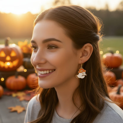 Halloween Cute Oil Drip Alloy Earrings Jewelry