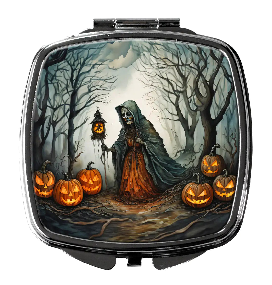 The Weeping Woman Spooky Halloween Compact Mirror