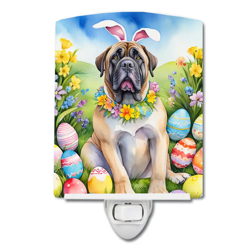 Mastiff Easter Egg Hunt Ceramic Night Light