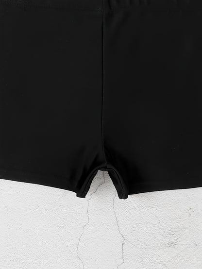 Women's Fashionable Tankini - Floral Print, Bow Pattern Swimsuit Set, Vacation Style.