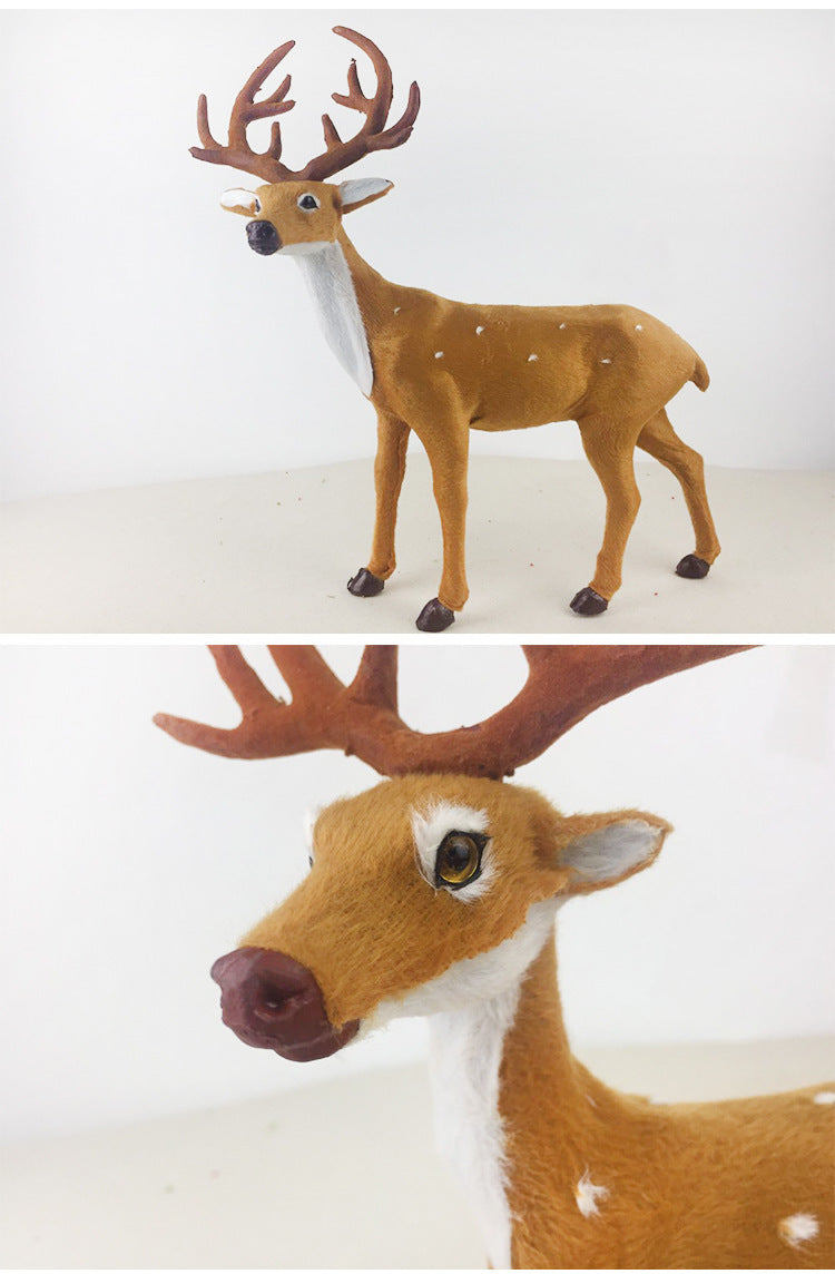 Christmas deer simulation layout props decorations