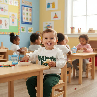 Toddler Baby Clothes 'Mama's Boy' Print Long Sleeve Sweatshirt Tops Trousers Set Casual Cute Outfit