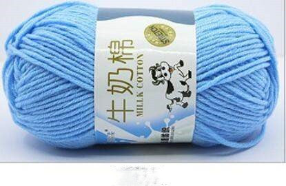 1 Pc Knitting Crochet Milk Soft Baby Cotton Wool Yarn 50g